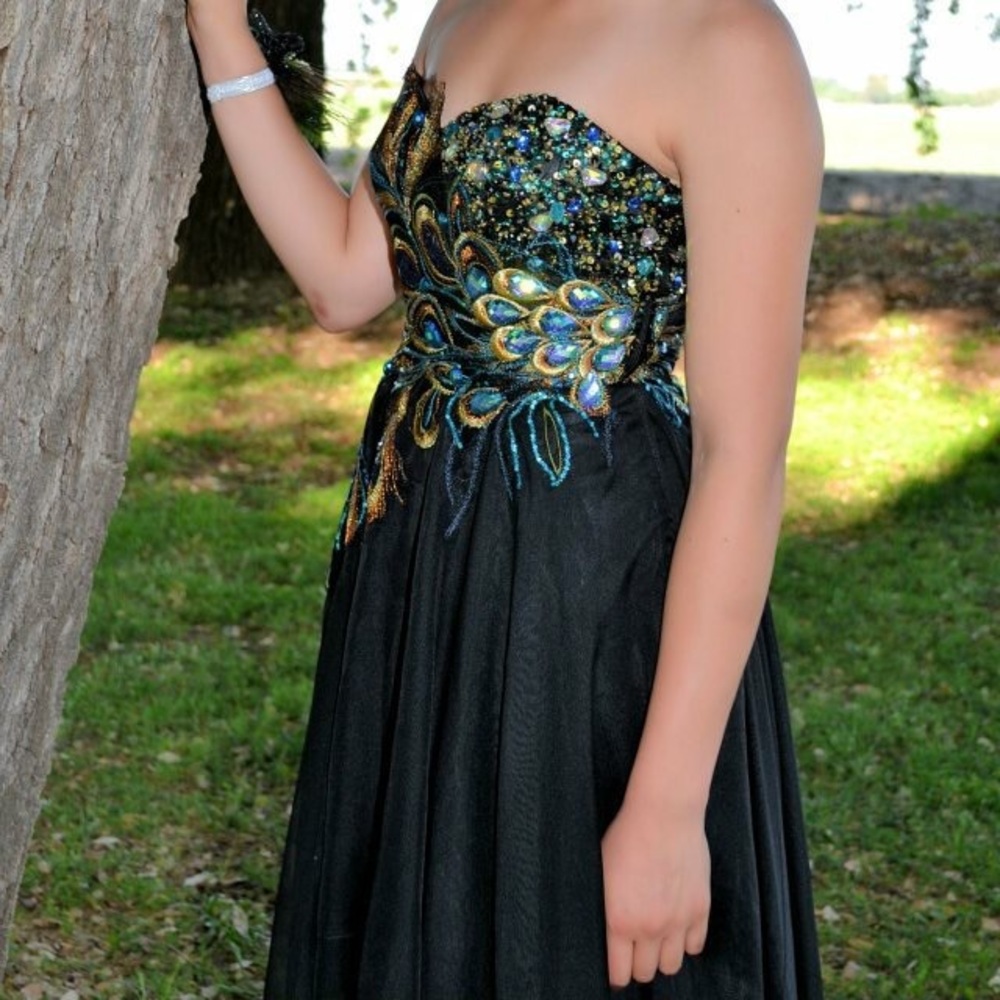 Cinderella Peacock inspired Prom Dress